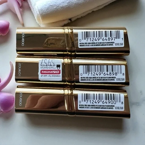 3x lot L’Oréal Paris Colour Riche Reds of Worth Satin Lipstick Shade 186 187 189 - Picture 5 of 5